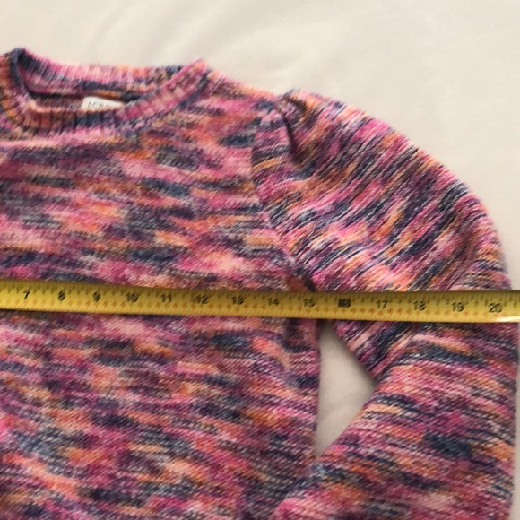 J Crew Factory Pink Puff Sleeve Sweater - Picture 4 of 7